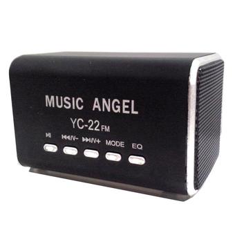 Music Angel Speaker Portable MP3 - YC 22 - Hitam  