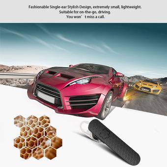 NAENY? Honeycomb Wireless Bluetooth Stereo In-ear Bluetooth 4.0 + EDR Headphone Handsfree w/ Mic Black for iPhone 6s 6 Samsung LG Tablets / Laptops Other Bluetooth-enabled Devices (Intl)  