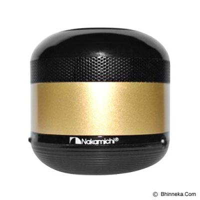 NAKAMICHI Bluetooth Speaker with FM Radio [NBS 2N] - Black/Gold