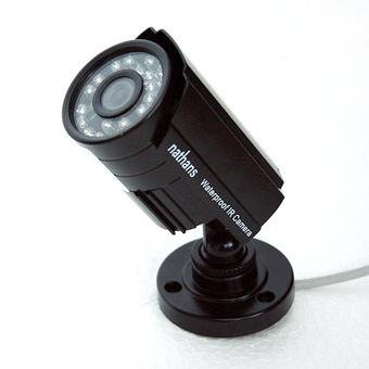 Nathans Waterproof Outdoor Infrared Camera 850TVL Black  
