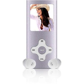 New 8GB Slim Digital MP3 MP4 Player 1.8" LCD Screen FM Radio Video Games Movie New(Silver) (Intl)  