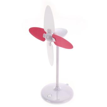 New Fashinable High Speed Motor Small Electric Mini Fan USB Charge White (Intl)  