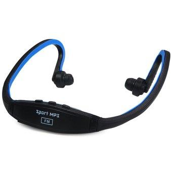 New Style TF Card On-head Sports MP3 Player (Blue)  