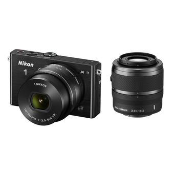 Nikon 1 J4 18.4 MP Camera Twin Kit (Black)  
