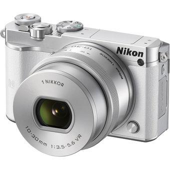 Nikon 1 J5 Mirrorless Digital Camera with 10-30mm Lens (White)  