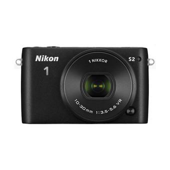 Nikon 1 S2 Mirrorless Digital Camera with 10-30mm Lens Black  