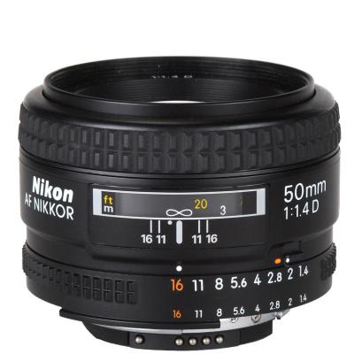 Nikon AF 50mm f/1.4D - Hitam