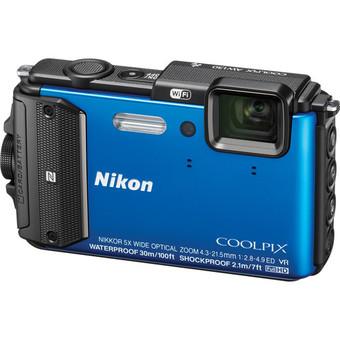 Nikon AW 130 - 16MP - 5x Optical Zoom - Blue  