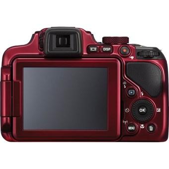 Nikon COOLPIX P600 16.1 MP 60x Zoom Digital Camera Red  