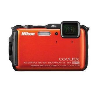 Nikon Coolpix AW120 - 16 MP - 5x Optical Zoom - Orange  