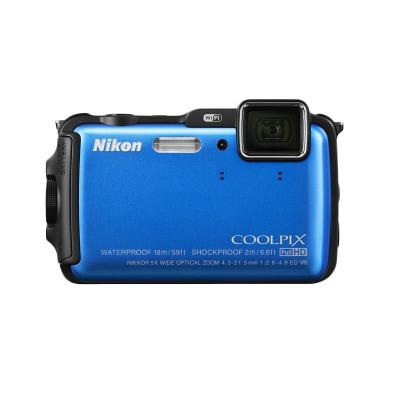 Nikon Coolpix AW120 Biru Kamera Pocket