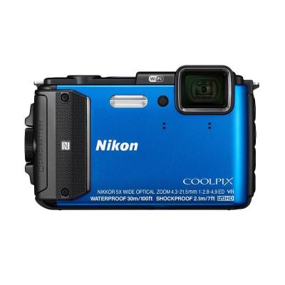 Nikon Coolpix AW130 Biru Kamera Pocket