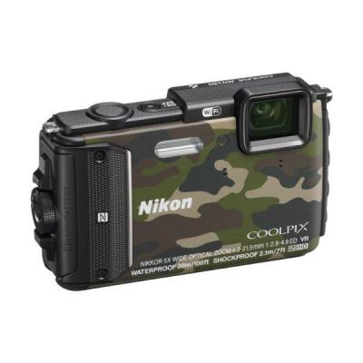 Nikon Coolpix AW130 Waterproof Wifi Camera - Camouflage - 16.1MP - 5x Optical Zoom