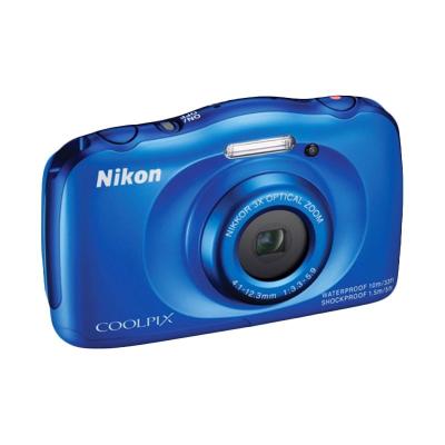 Nikon Coolpix S33 Blue Kamera Pocket