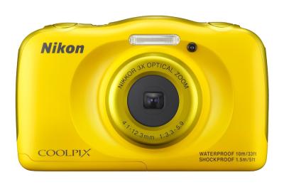 Nikon Coolpix S33 Compact Underwater Camera - Kuning