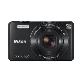 Nikon Coolpix S7000 - 16 MP - 20x Optical Zoom - Hitam  