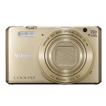 Nikon Coolpix S7000 Wifi/NFC Digital Camera - 16MP - 20X Optical Zoom - Gold  