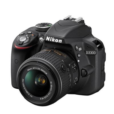 Nikon D3200 Lensa Kit VR II 18-55mm - 24.2 MP - Hitam