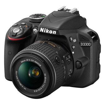Nikon D3300 24.2MP Black + 18-55mm Nikkor VR II Lens + 55-200mm lens jap version  