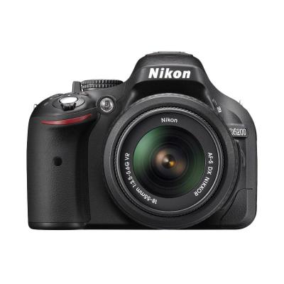 Nikon D5200 1855 Hitam Kamera DSLR