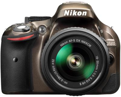 Nikon D5200 - 24.1 MP - 18-55mm Kit VR - Cokelat
