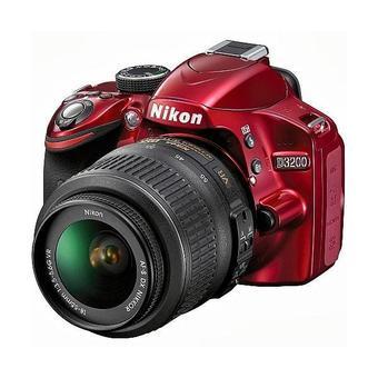 Nikon D5200 DSLR Camera With 18-55mm + 55-300mm + 50mm F/1.8 D Lens Kit Red  