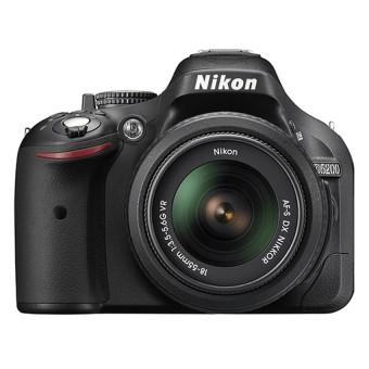 Nikon D5200 Lensa Kit 18-55mm - 24.1 MP - Hitam + Gratis Memori SDHC 8 GB - FS  