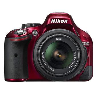 Nikon D5200 (Red) with 18-55mm VR Lens Kit DSLR  