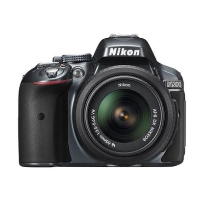 Nikon D5300 24.2MP 18-55 VR II Lens Kit - Hitam