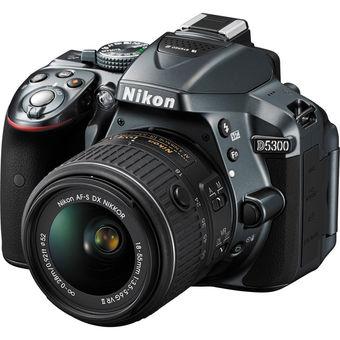 Nikon D5300 Digital SLR Camera with 18-55mm VR II Lens Kit (Grey)  