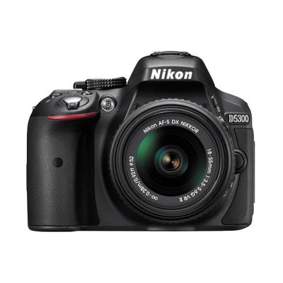 Nikon D5300 Kit 18-55 VR II Hitam Kamera DSLR