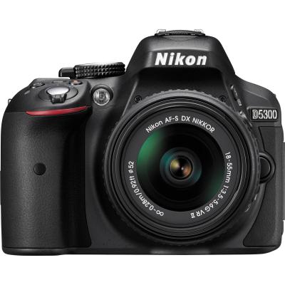 Nikon D5300 Kit (18-55mm VR) - Hitam