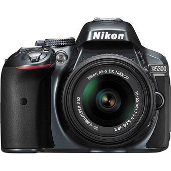 Nikon D5300 Kit with 18-55mm VRII Lens Digital SLR Camera Grey  