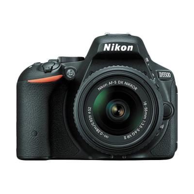 Nikon D5500 18-55mm VR II Kit Hitam Kamera DSLR