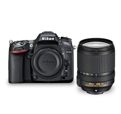 Nikon D7100 Kit 18-140mm VR - 24.1MP - 7x Optical Zoom - Hitam