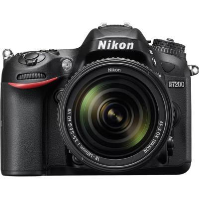 Nikon D7200 - 24.2 MP - VR Lens - Kit 18-140mm - Hitam