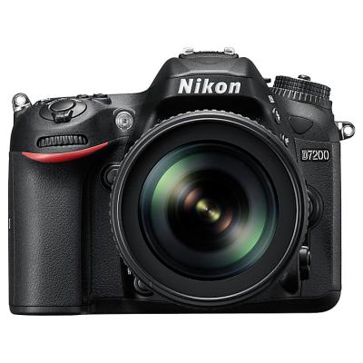 Nikon D7200 Kit 18-105mm VR Lens - 24.2 MP - 5.8x Optical Zoom - Hitam