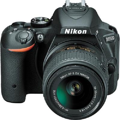 Nikon DSLR D5500 18-55 Kit VR II 24.2MP - Hitam