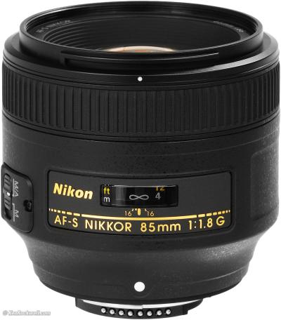 Nikon Lensa AF 85mm F/1.8G - Hitam