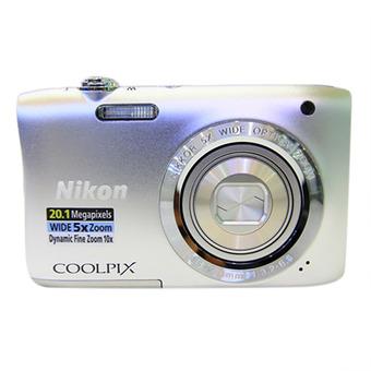 Nikon S2900 Digital Kamera Pocket - 20 MP - 5X Optical Zoom - Silver  