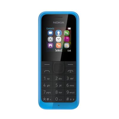 Nokia 105 Cyan New Edisi 2015 Handphone [4 MB / Single Sim]