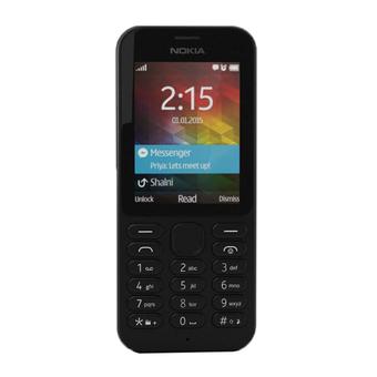 Nokia 215 Dual SIM - 8 MB - Hitam  