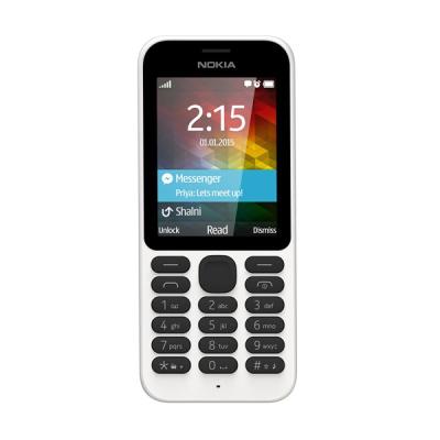 Nokia 215 White Handphone [8 MB / Dual Sim]