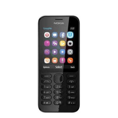 Nokia 222 Dual Sim - 1GB - Hitam