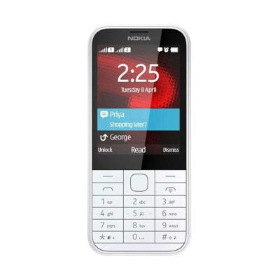 Nokia 225 White Handphone [Dual SIM]
