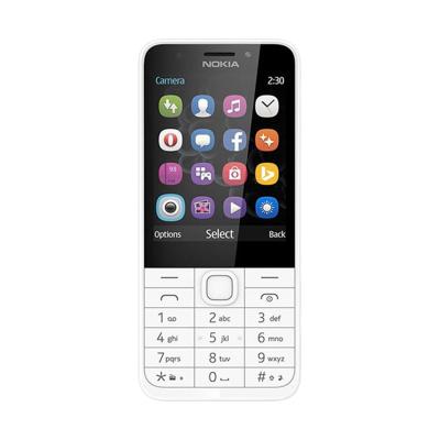 Nokia 230 Silver Handphone [Dual SIM/Garansi Resmi]