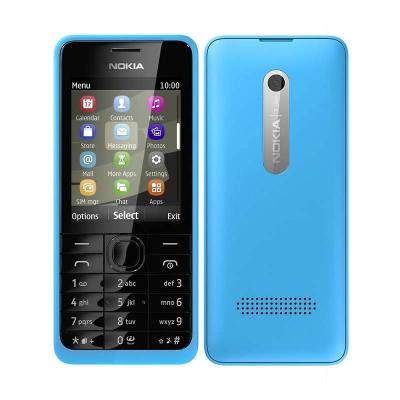 Nokia 301 Dual SIM Cyan - Handphone