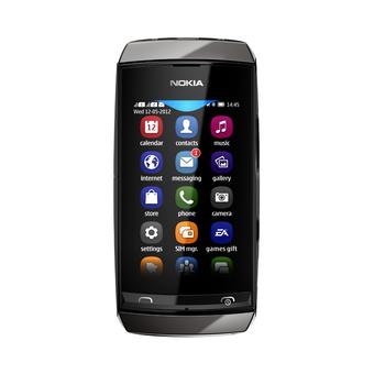 Nokia Asha 305 Dual Sim Resmi - Grey  
