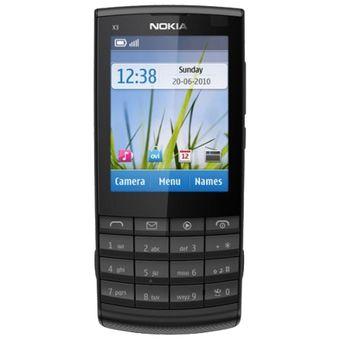 Nokia X3-02.5 - Hitam  