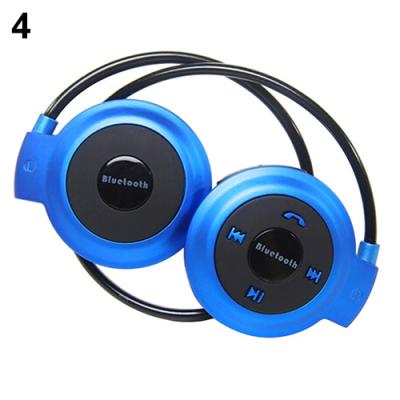 Norate Foldable Sports Wireless 3D Stereo Bluetooth Headphone Earphone Headset with Mic Blue